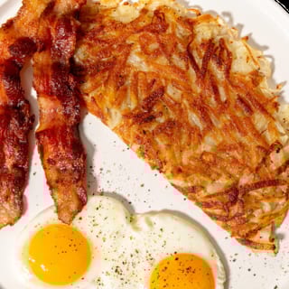 2 Eggs Any Style w/ pork roll, Box